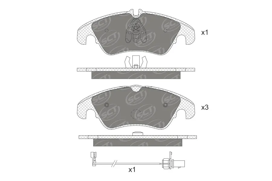 MÁ PHANH TRƯỚC SCT GERMANY SP 740